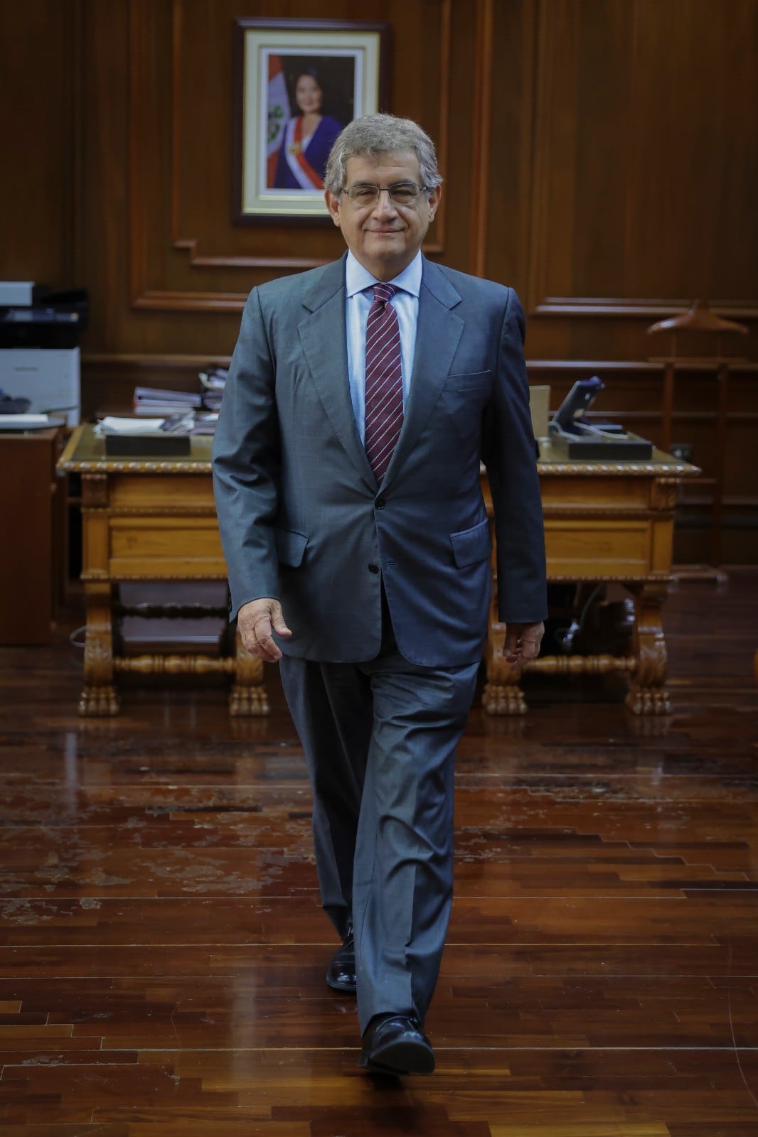 Juan Sheput aseguró que conoce el cáracter y la firmeza de la presidenta Keiko Fujimori. (Fotos: Hugo Pérez @photo.gec)
