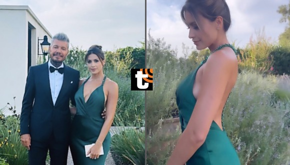Milett Figueroa impactó en la boda de la hija de Marcelo Tinelli con sensual vestido