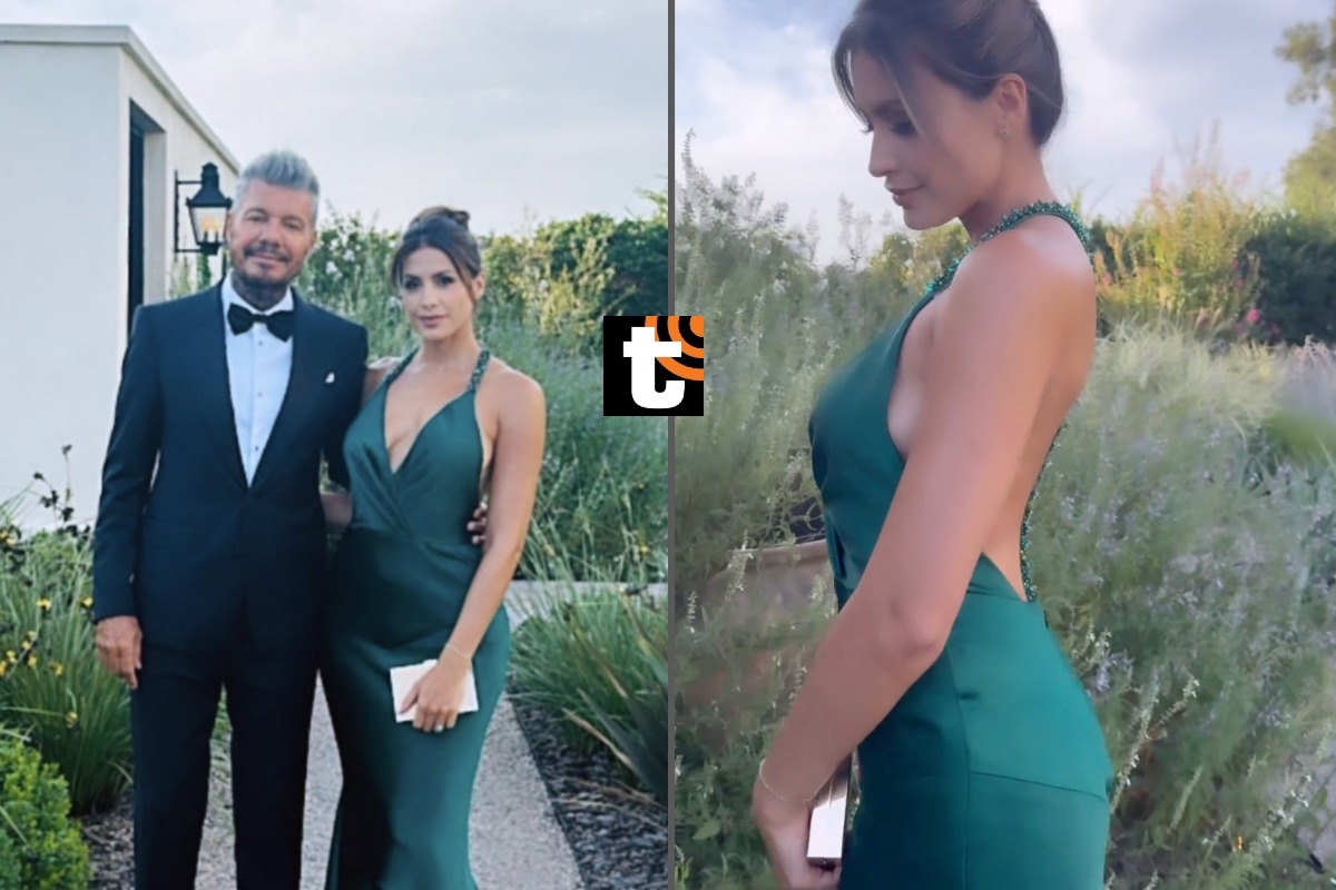 Milett Figueroa impactó en la boda de la hija de Marcelo Tinelli con sensual vestido