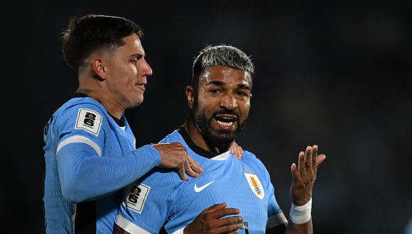 Gol de Rodrigo Aguirre para el 1-0 de Uruguay vs Perú por las Eliminatorias | VIDEO: América TV