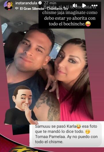 Karla Tarazona le manda misil a Pamela Franco