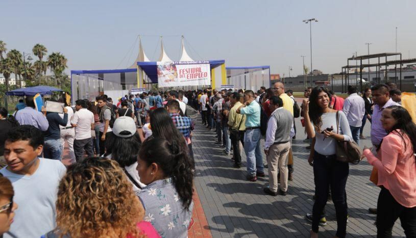 En el Festival del Empleo se realizarán test de orientación vocacional y los postulantes serán entrevistados directamente por las empresas. (Municipalidad de Lima)