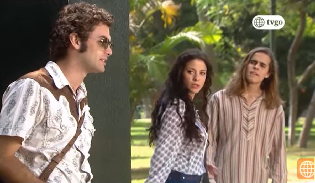 Durante la pelea de pareja, Sofía conoce a Alex, quien más adelante se convertiría en su enamorado. (Foto: América TV)