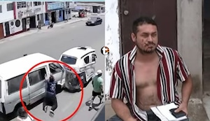 Taxista sobrevive colgado de una combi fuera de control en Chorrillos: “Me ha arrastrado seis cuadras”