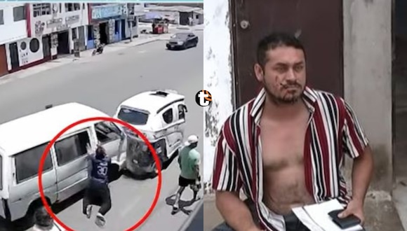 TROME | Habló joven que sobrevivió tras ir colgado en combi sin control en Chorrillos. Video: Panamericana