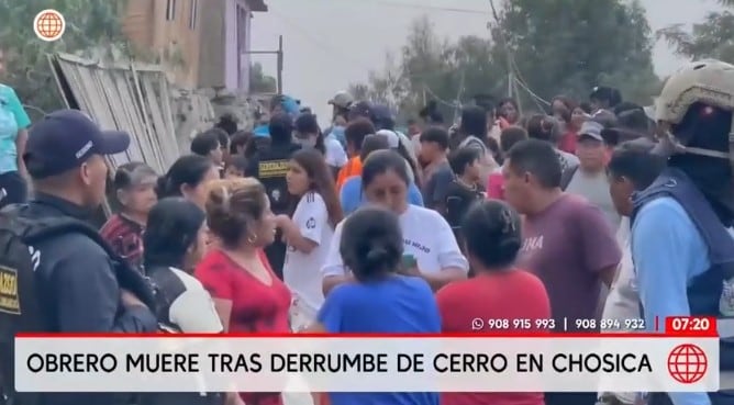 Policías, bomberos y vecinos se unieron, pero lamentablemente el obrero perdió la vida.