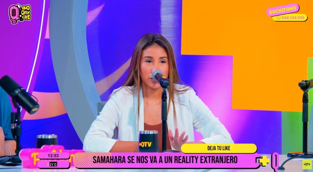 Samahara Lobatón admite su error con Shirley Arica.
