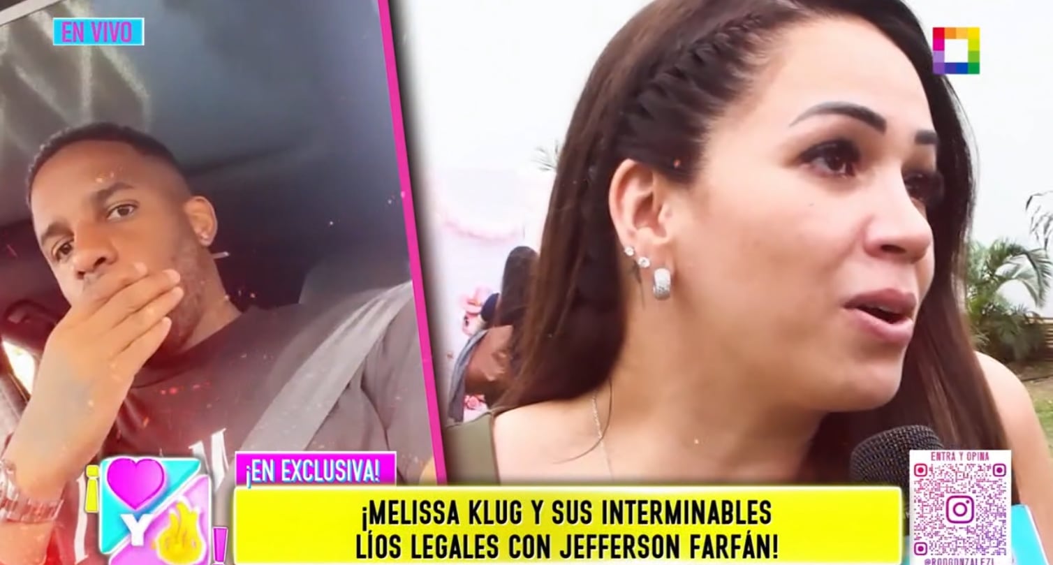 Melissa Klug afirma que Jefferson Farfán es quien la enjuicia y ella solo responde.
