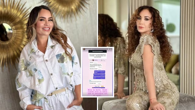 “Mira la fecha”: Janet Barboza difunde chats para desmentir a Ethel Pozo