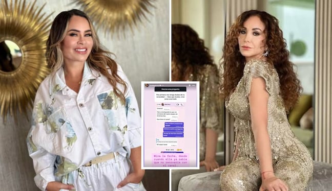“Mira la fecha”: Janet Barboza difunde chats para desmentir a Ethel Pozo