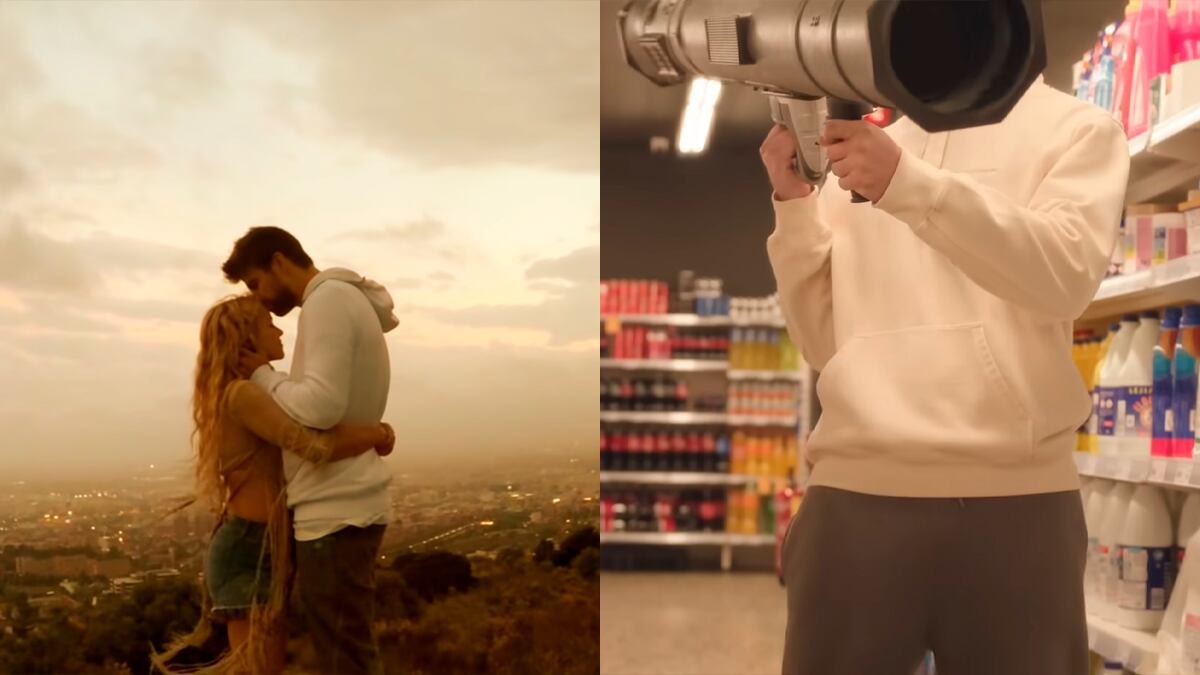 El vestuario es muy parecido al de Piqué (Foto: Shakira / Instagram / YouTube)