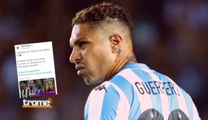 Paolo Guerrero es tildado de ‘Dinosaurio’ por medio brasileño en la Libertadores