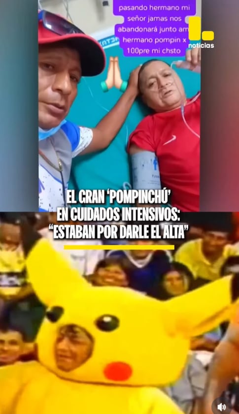 'Pompinchú' está en UCI por una fibrosis pulmonar.