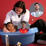 ¡Del baño de espuma a la final del Mundial! Messi y Lamine Yamal se reencuentran 19 años después