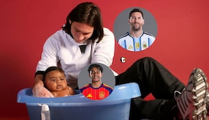 ¡Del baño de espuma a la final del Mundial! Messi y Lamine Yamal se reencuentran 19 años después