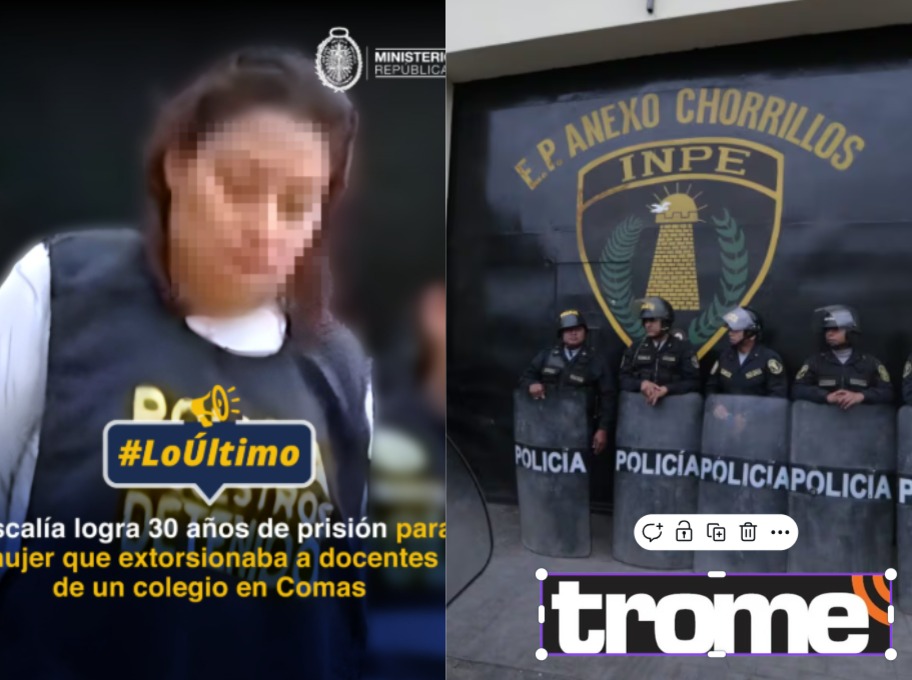 A 30 años de prisión fue condenada una mujer por extorsionar a docentes de un colegio particular donde estudian sus hijos, en el distrito de Comas.