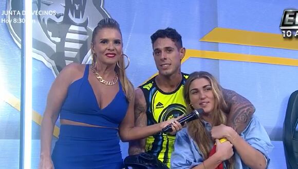 Hugo García llegó a Esto es guerra junto a su novia Alessia Rovegno