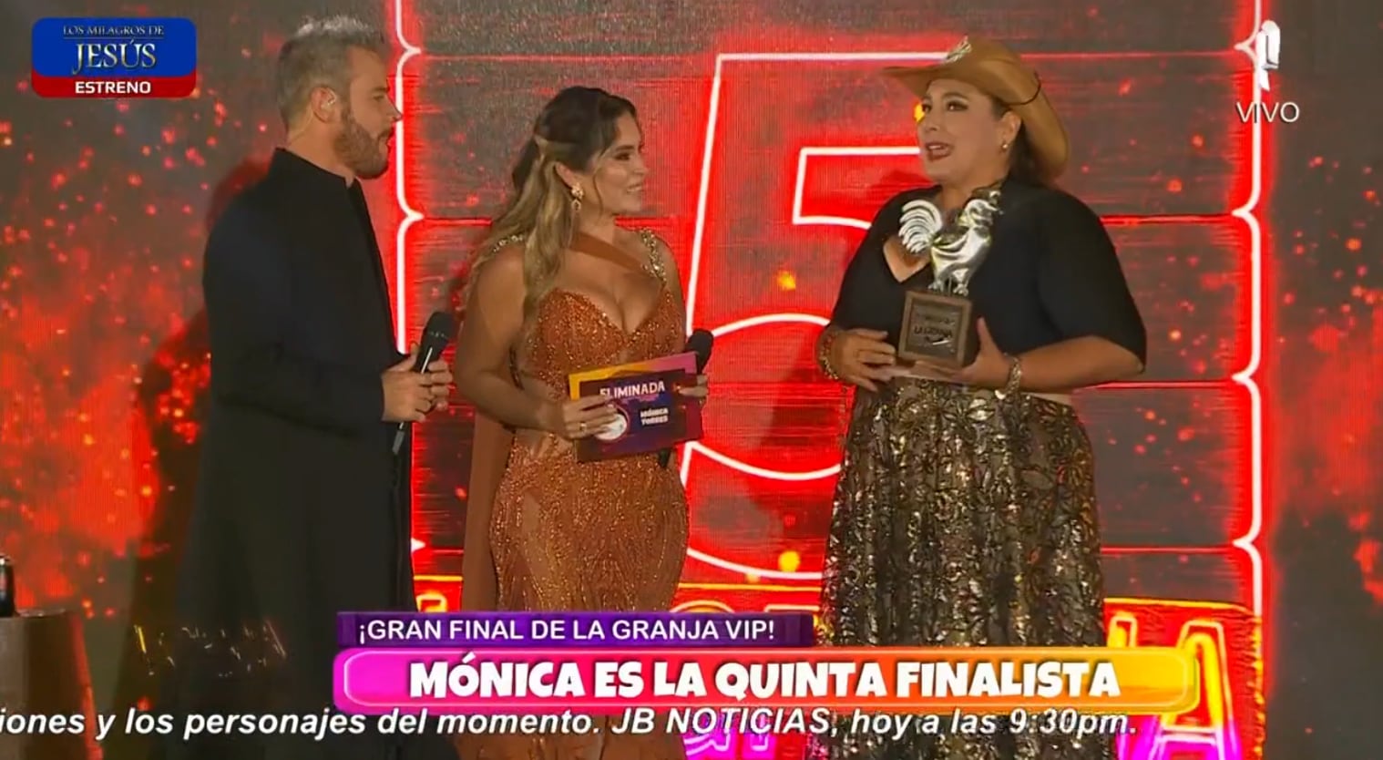 Mónica Torres queda en quinto lugar en 'La Granja vip'.