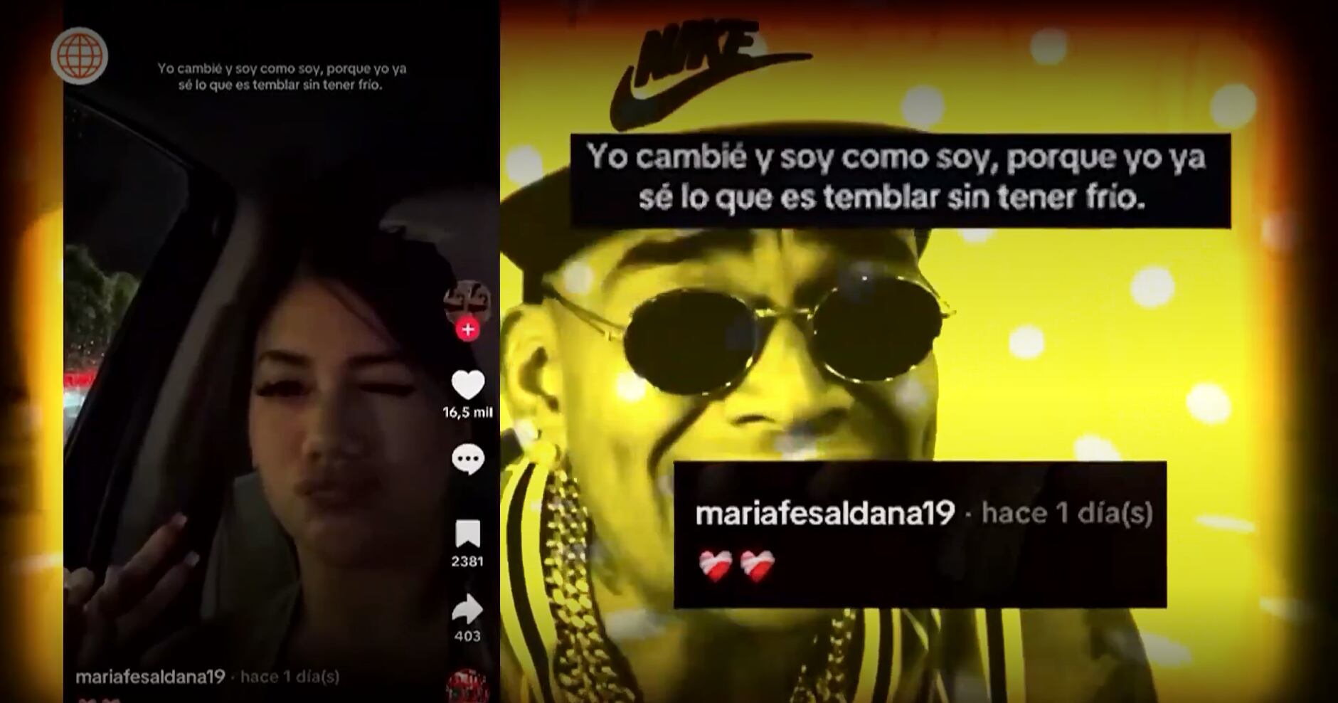 Contundentes publicaciones que emitió, en medio del embarazo de la 'prima' de Josimar. (Foto: América Hoy)