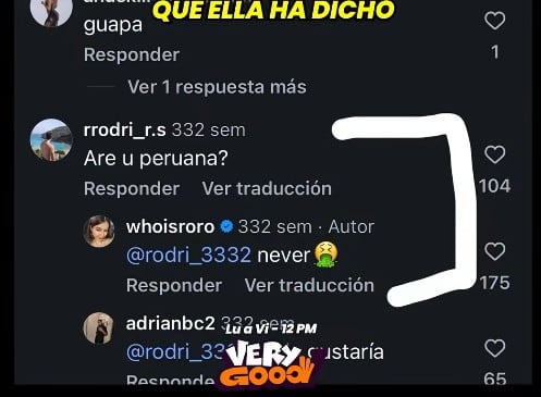 Roro vuelve a estar en el ojo de la tormenta por una antigua respuesta que indignó a miles de peruanos.