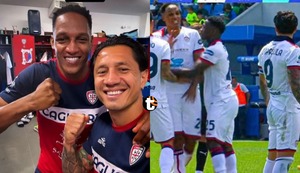 Gianluca Lapadula: Colombiano Yerry Mina se disculpa con atacante peruano por reclamarle por penal