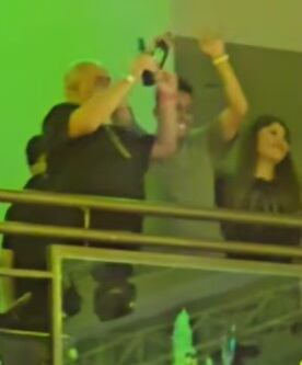 Cueva en show de Pamela Franco