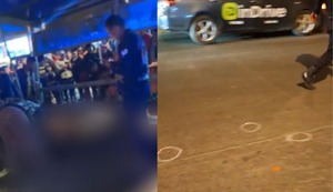 Manchay: Dos personas fueron asesinadas a balazos en paradero | VIDEO