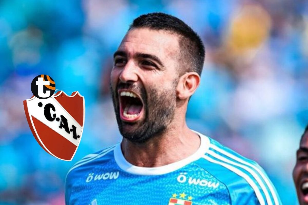 Martín Cauteruccio en alerta por demanda de Independiente ante la FIFA (Foto: ClubSCristal)