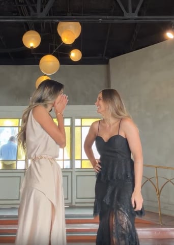 Luciana Fuster quedó en shock al saber que Cachaza está embarazada.