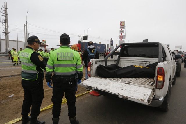 Accidente en Lurín. Foto: Violeta Ayasta @photo.gec
