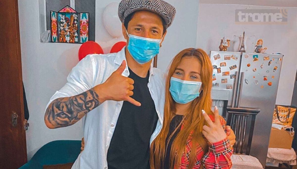 Brigitte confía en capacidad goleadora de Gianluca Lapadula (Foto: @briroman.pe)