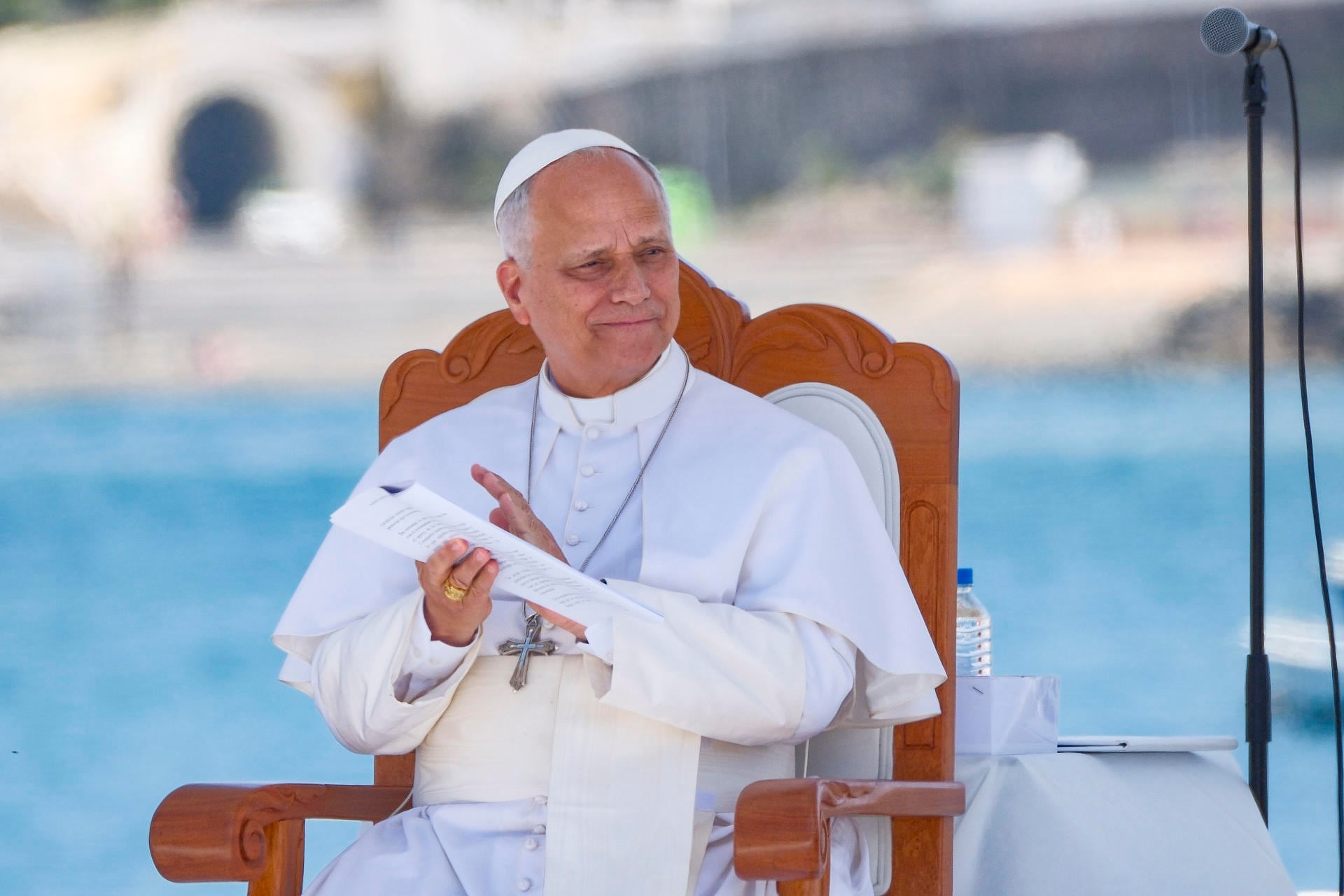 El papa León XIV estuvo hace una semana en España. (EFE/ Angel Medina G.).