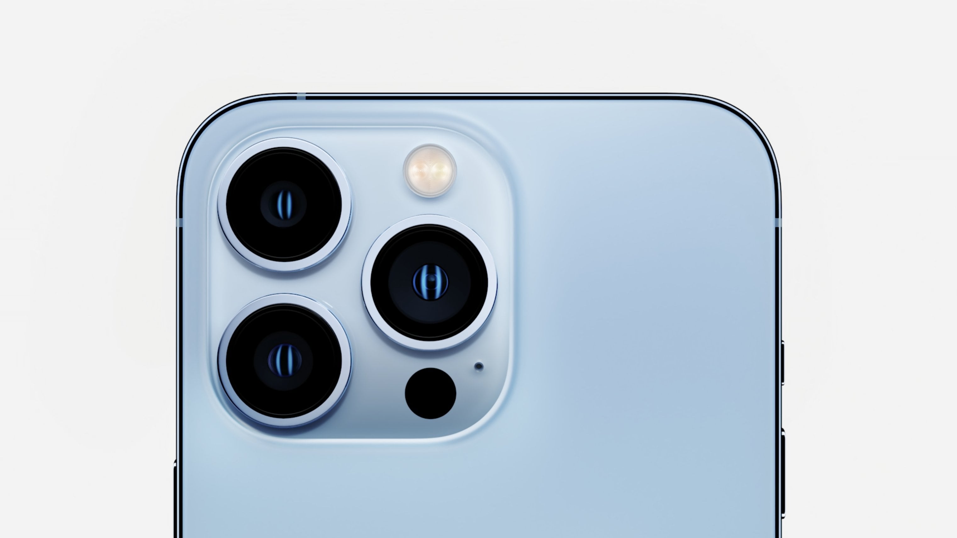 Diseño de cámaras del iPhone 13 Pro. | Foto: Apple