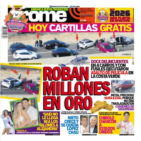 ROBAN MILLONES EN ORO