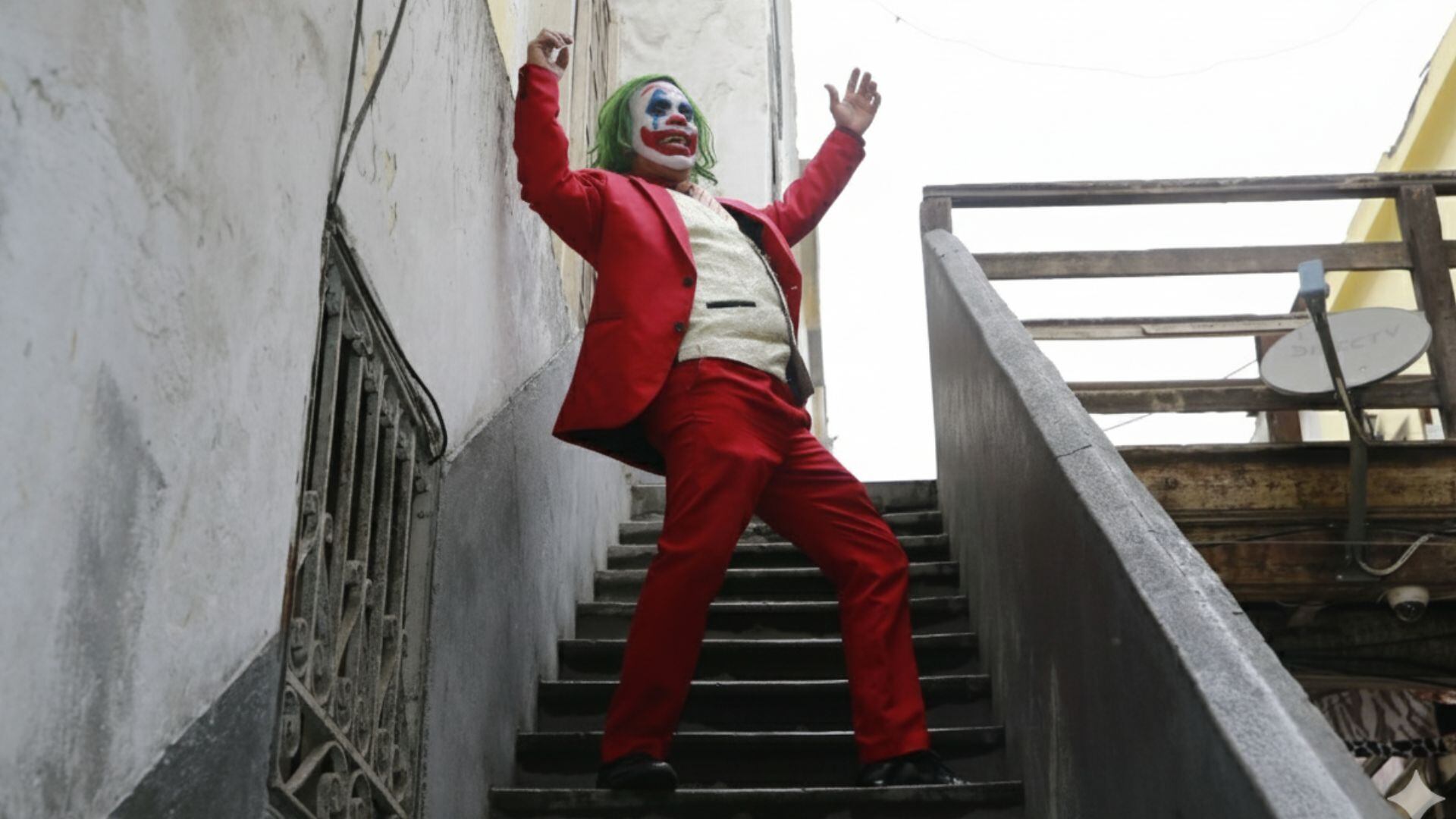 Roberto Marcos Martínez interpreta a personaje para vender café y panes con relleno. Foto: Allengino Quintana