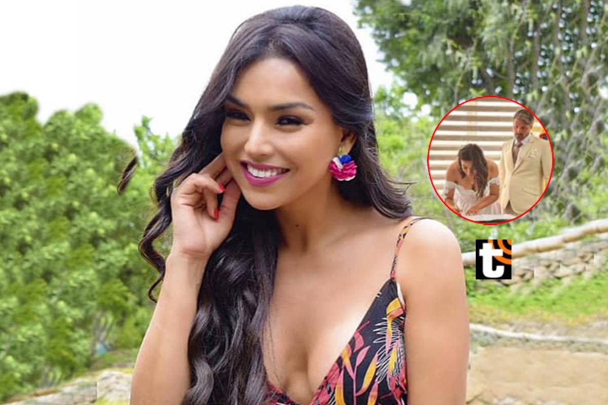 Claudia Portocarrero se casó con el padre de su hijo.