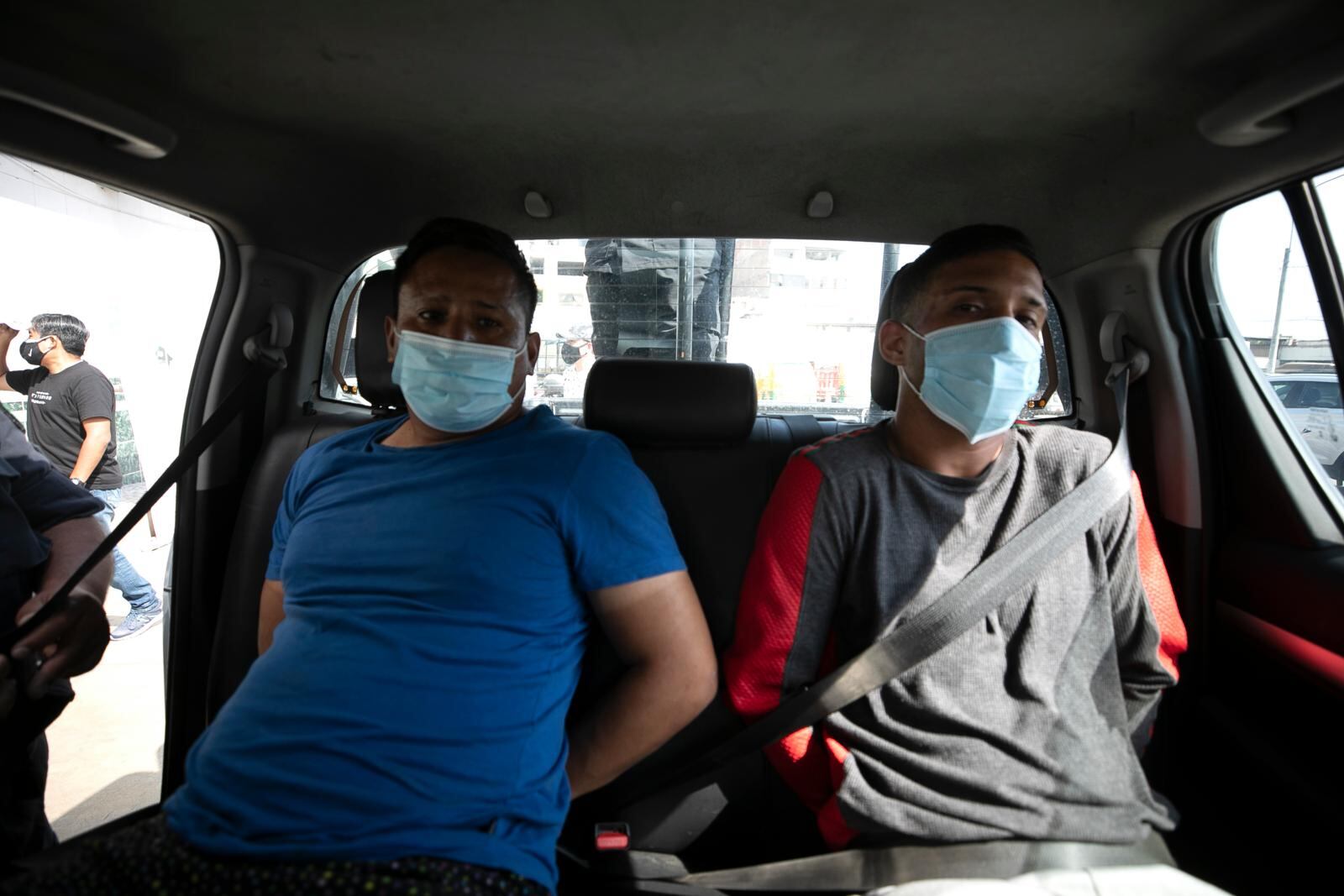 Detenidos pasaron exámenes de médico legista. | Foto: Eduardo Cavero