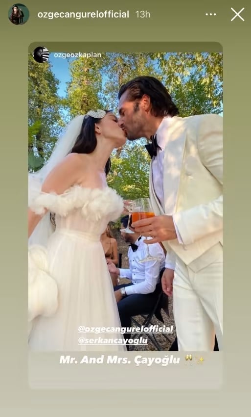 El lugar elegido para que Özge Gürel y Serkan Çayoğlu se den el ‘sí, quiero’ por segunda vez es una espectacular villa veneciana (Foto: Özge Gürel/ Instagram)