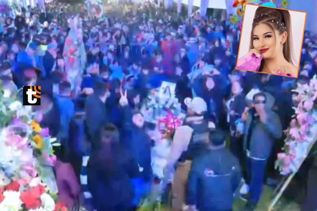 Multitud llegó a la despedida de la Muñequita Milly. (Captura Magaly Tv)