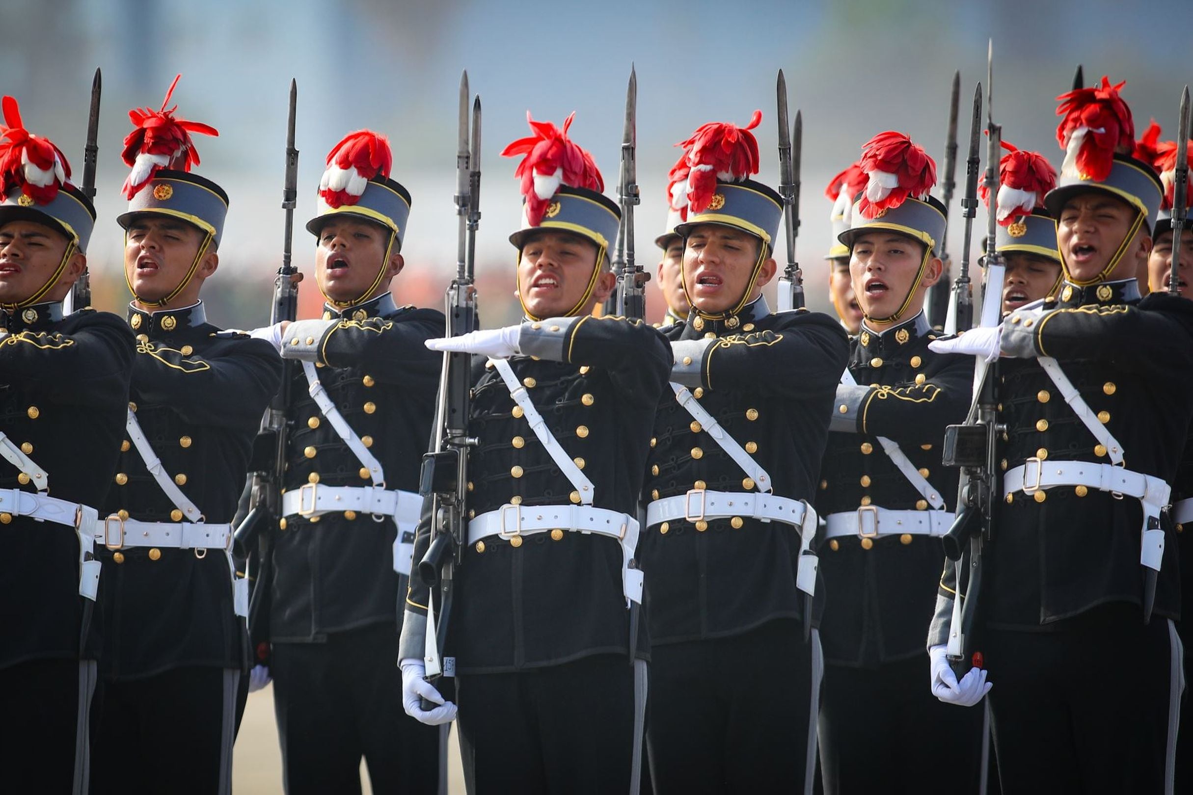 Cada 29 de julio, como parte central de las Fiestas Patrias de Perú, se realiza el Desfile Militar. (Foto: ANDINA / Ricardo Cuba)