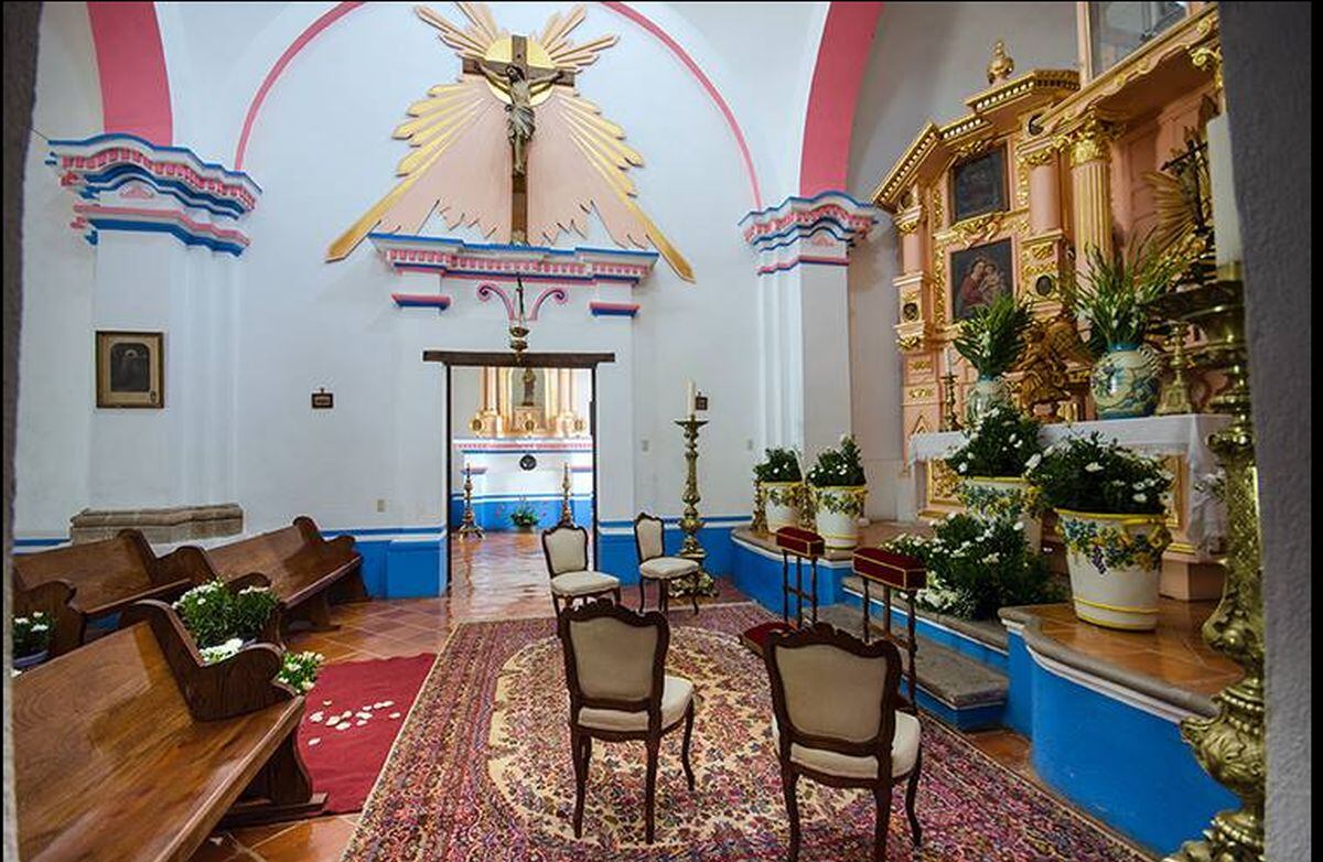 La hacienda, donde se graba la telenovela mexicana "La Herencia", posee capillas para celebrar bodas (Foto: Hacienda San José de Buenavista El Grande/Facebook)