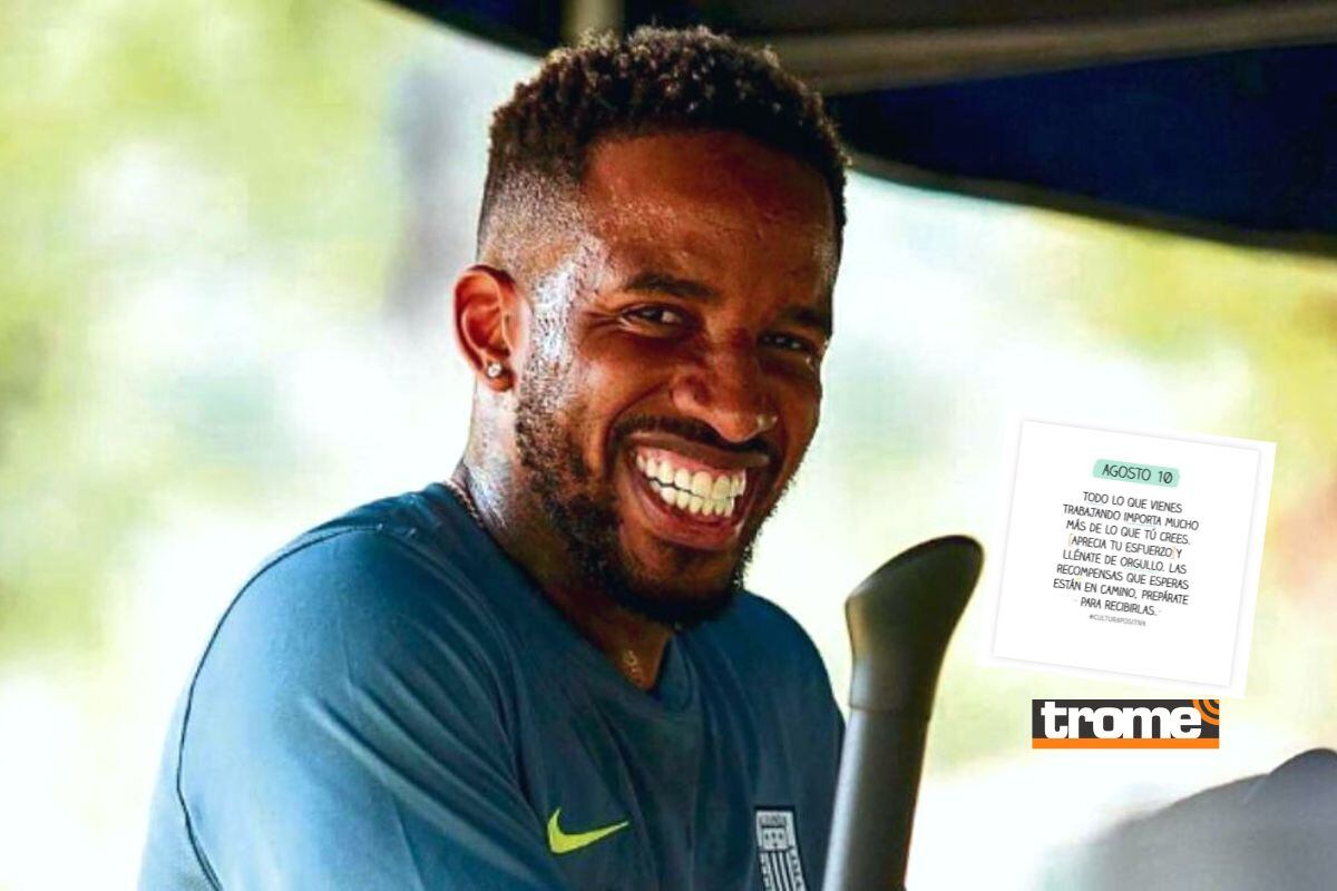 Jefferson Farfán sonríe con la cercanía de su regreso a la Liga1 (foto: @clubALoficial)