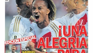 ¡UNA ALEGRÍA PARA EL PERÚ!