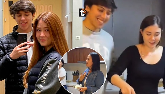 Kyara Villanella presentó a su novio durante la transmisión en vivo de Keiko Fujimori
