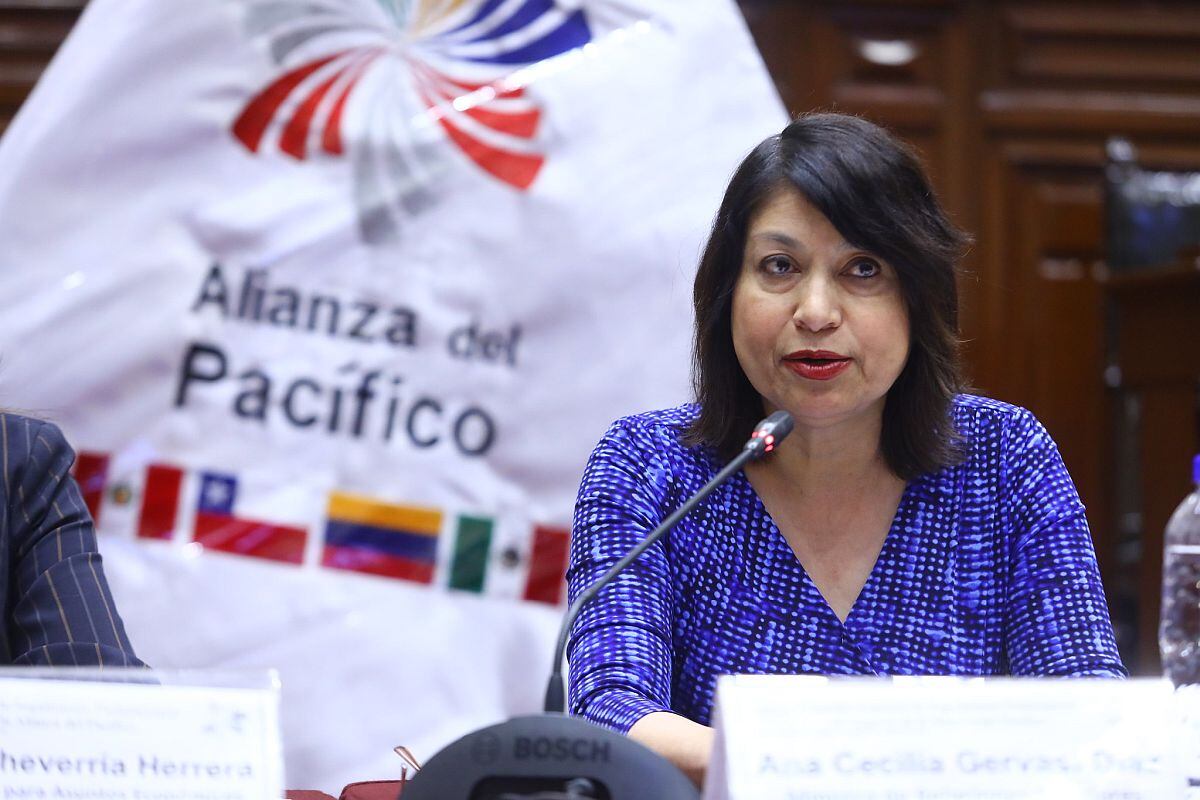 La canciller Ana Cecilia Gervasi aseguró que Perú recibirá la Presidencia Pro Tempore de la Alianza del Pacífico. (Foto: Congreso)