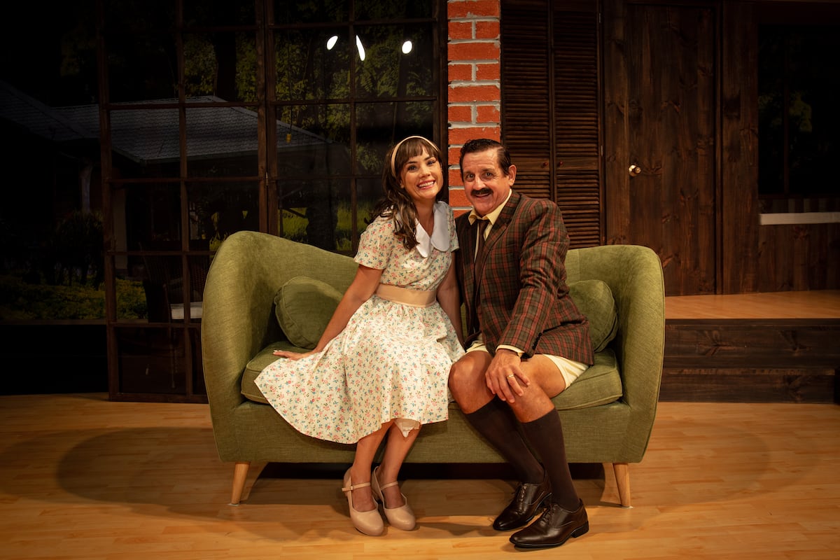 Connie Chaparro y Sergio Galliani en la obra 'El próximo año, a la misma hora', dirigida por David Carrillo.