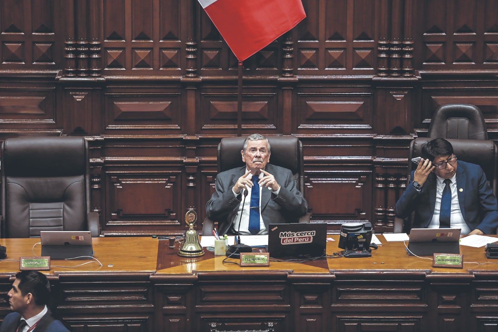 Para Enrique Valderrama este es el peor Congreso de la Historia. (Foto: Ernesto Quilcate @photo.gec)