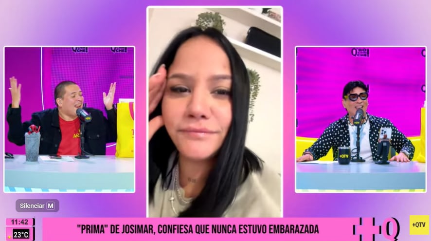 Prima de Josimar confiesa que nunca estuvo embarazada
