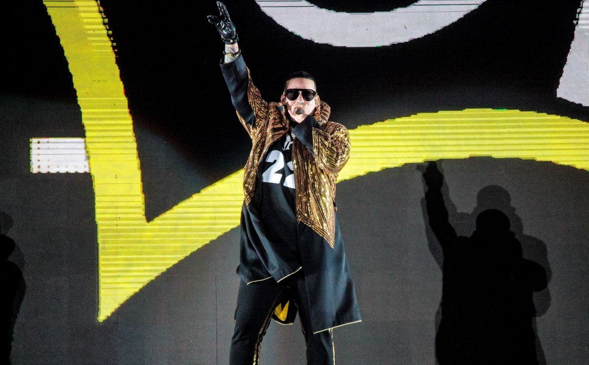 Daddy Yankee durante el espectáculo "La Ultima Vuelta World Tour", en el Estadio Nacional de Santiago, el 27 de septiembre de 2022 (Foto: Claudio Escalona / AFP)