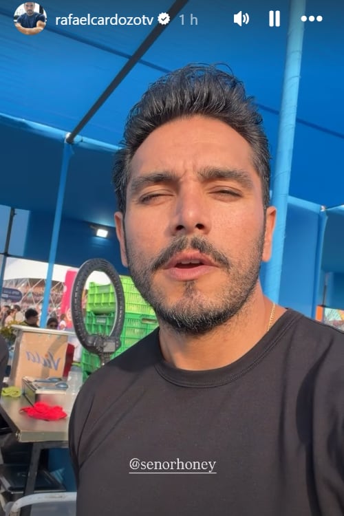 Rafael Cardozo disfruta de la Feria Gastronómica Fusión mientra 'Cachaza' confirma que se casó.